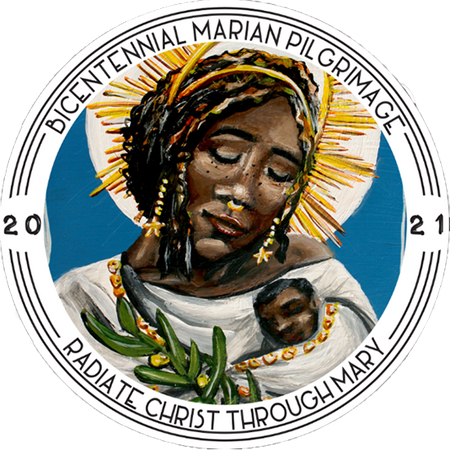 Our Lady of Peace/Fatima 3 x 3 Sticker
