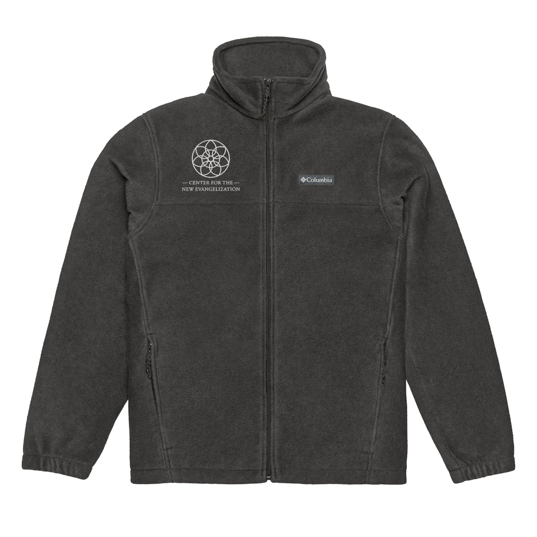 Grey Unisex Columbia fleece jacket
