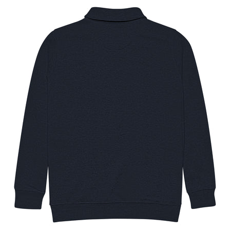 Navy Unisex fleece pullover