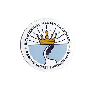 Marian Pilgrimage Logo Sticker