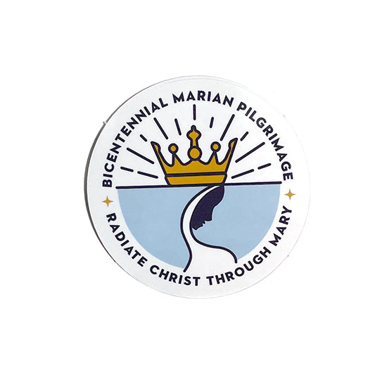 Marian Pilgrimage Logo Sticker