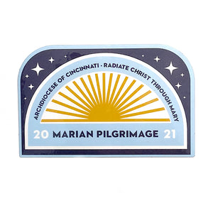 Marian Pilgrimage Sticker