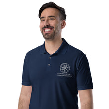 Load image into Gallery viewer, Navy CNE Logo Adidas Performance Polo
