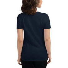 Load image into Gallery viewer, CNE Navy Women&#39;s short sleeve t-shirt
